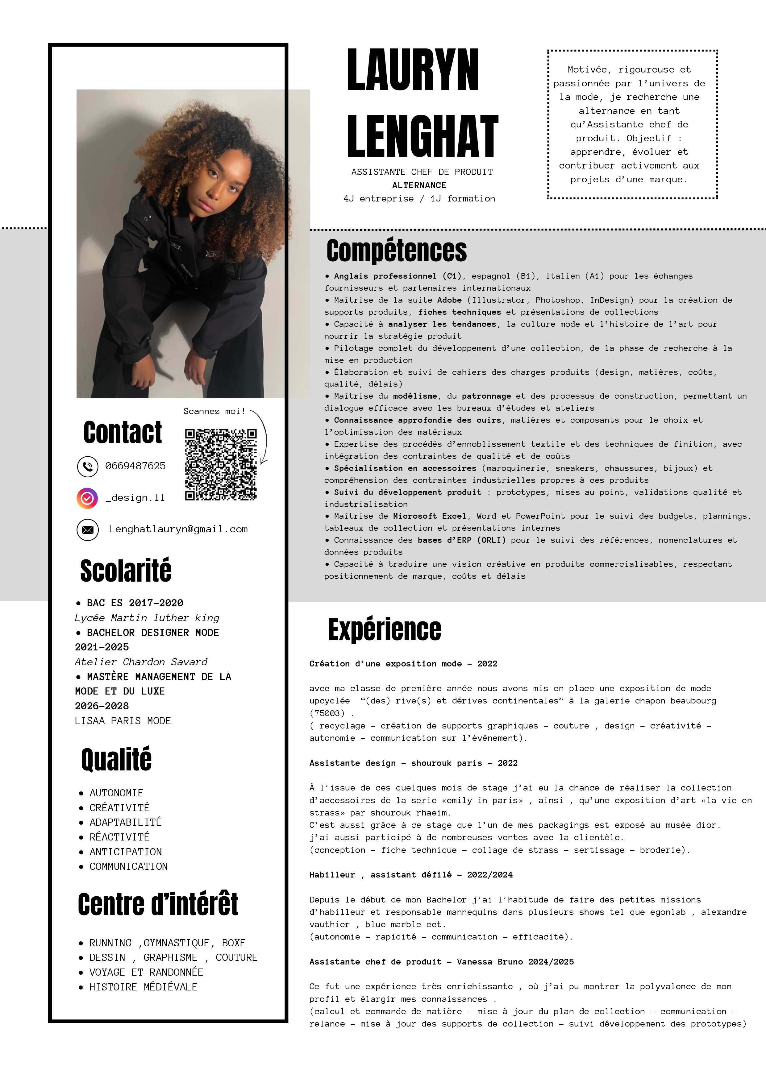 CV Lauryn Lenghat